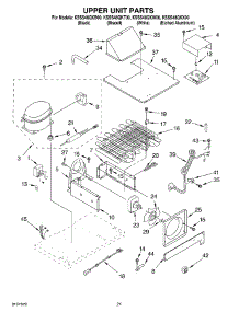 13 - Upper Unit parts for Kitchenaid Refrigerator KSSS48QKT00 from AppliancePartsPros.com
