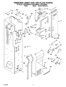 08 - Freezer Liner And Air Flow Parts parts for Kitchenaid Refrigerator KSSS48QMB00 from AppliancePartsPros.com