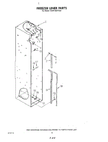 05 - Freezer Liner parts for Kitchenaid Refrigerator KSRF36DTX00 from AppliancePartsPros.com