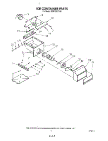 06 - Ice Container parts for Kitchenaid Refrigerator KSRF36DTX00 from AppliancePartsPros.com