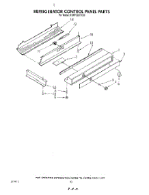 07 - Refrigerator Control Panel parts for Kitchenaid Refrigerator KSRF36DTX00 from AppliancePartsPros.com