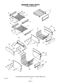 10 - Freezer Shelf parts for Kitchenaid Refrigerator KSRF36DTX00 from AppliancePartsPros.com