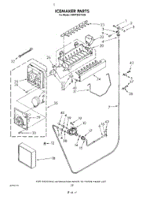 17 - Ice Maker parts for Kitchenaid Refrigerator KSRF36DTX00 from AppliancePartsPros.com