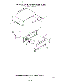 18 - Top Grille And Unit Cover parts for Kitchenaid Refrigerator KSRF36DTX00 from AppliancePartsPros.com