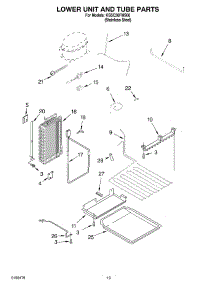12 - Lower Unit And Tube Parts parts for Kitchenaid Refrigerator KSSC36FMS00 from AppliancePartsPros.com