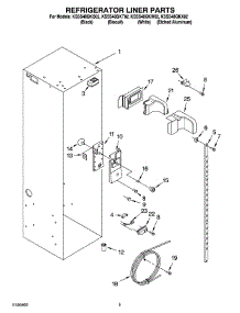 04 - Refrigerator Liner Parts parts for Kitchenaid Refrigerator KSSS48QKB02 from AppliancePartsPros.com