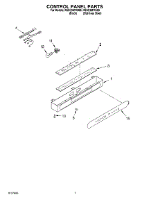 05 - Control Panel parts for Kitchenaid Refrigerator KSSC36FKS00 from AppliancePartsPros.com