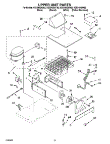 13 - Upper Unit Parts parts for Kitchenaid Refrigerator KSSS48QKB02 from AppliancePartsPros.com