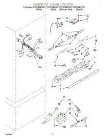 05 - Control Panel parts for Kitchenaid Refrigerator KBRP36MHT01 from AppliancePartsPros.com