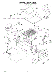 11 - Upper Unit parts for Kitchenaid Refrigerator KSSC36FKB01 from AppliancePartsPros.com