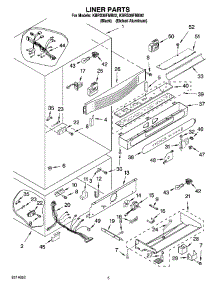 04 - Liner Parts parts for Kitchenaid Refrigerator KBRS36FMX02 from AppliancePartsPros.com