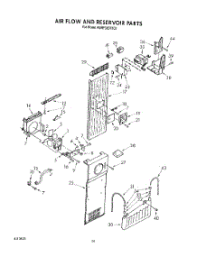 15 - Air Flow And Reservoir parts for Kitchenaid Refrigerator KSRF36DTX03 from AppliancePartsPros.com