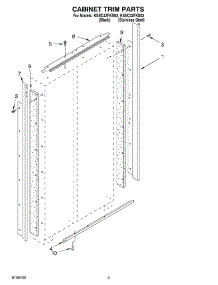 02 - Cabinet Trim Parts parts for Kitchenaid Refrigerator KSSC42FKS02 from AppliancePartsPros.com