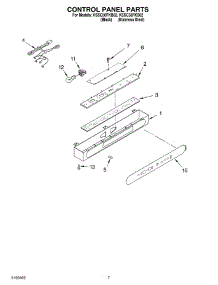 05 - Control Panel Parts parts for Kitchenaid Refrigerator KSSC36FKS02 from AppliancePartsPros.com