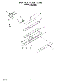 05 - Control Panel parts for Kitchenaid Refrigerator KSSC36QKS01 from AppliancePartsPros.com