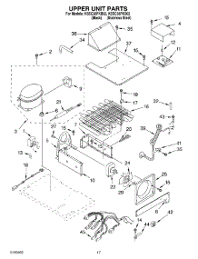 11 - Upper Unit Parts parts for Kitchenaid Refrigerator KSSC36FKS02 from AppliancePartsPros.com
