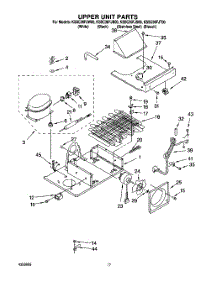 12 - Upper Unit parts for Kitchenaid Refrigerator KSSC36FJW00 from AppliancePartsPros.com