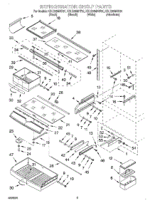 06 - Refrigerator Shelf parts for Kitchenaid Refrigerator KBLS36MHX01 from AppliancePartsPros.com