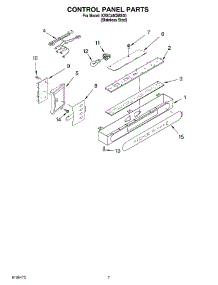 05 - Control Panel Parts parts for Kitchenaid Refrigerator KSSC48QMS00 from AppliancePartsPros.com