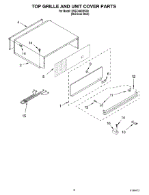 06 - Top Grille And Unit Cover Parts parts for Kitchenaid Refrigerator KSSC48QMS00 from AppliancePartsPros.com