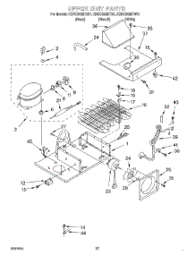 09 - Upper Unit parts for Kitchenaid Refrigerator KBRC36MHT01 from AppliancePartsPros.com