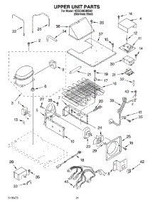 13 - Upper Unit Parts parts for Kitchenaid Refrigerator KSSC48QMS00 from AppliancePartsPros.com