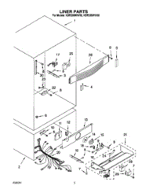 04 - Liner parts for Kitchenaid Refrigerator KBRS36MHX00 from AppliancePartsPros.com