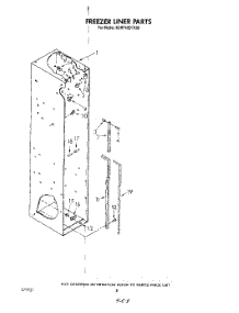 05 - Freezer Liner parts for Kitchenaid Refrigerator KSRF42DTX00 from AppliancePartsPros.com