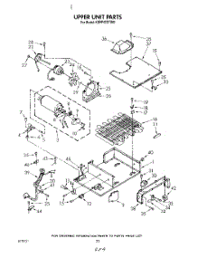 14 - Upper Unit parts for Kitchenaid Refrigerator KSRF42DTX00 from AppliancePartsPros.com