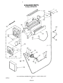 17 - Ice Maker parts for Kitchenaid Refrigerator KSRF42DTX00 from AppliancePartsPros.com