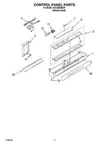 05 - Control Panel Parts parts for Kitchenaid Refrigerator KSSC48QMS01 from AppliancePartsPros.com