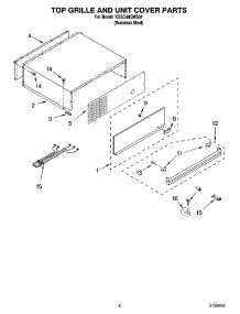 06 - Top Grille And Unit Cover Parts parts for Kitchenaid Refrigerator KSSC48QMS01 from AppliancePartsPros.com