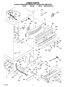 04 - Liner parts for Kitchenaid Refrigerator KBRS36FKT00 from AppliancePartsPros.com