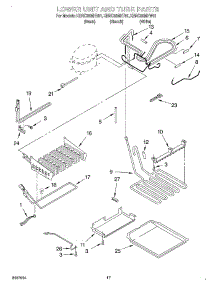 10 - Lower Unit And Tube parts for Kitchenaid Refrigerator KBRC36MHB01 from AppliancePartsPros.com