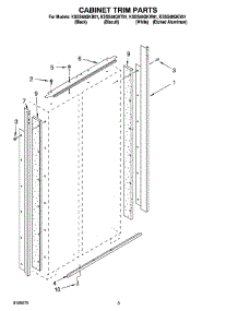 02 - Cabinet Trim Parts parts for Kitchenaid Refrigerator KSSS48QKB01 from AppliancePartsPros.com