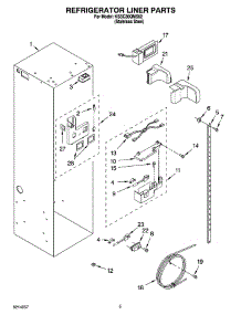 04 - Refrigerator Liner Parts parts for Kitchenaid Refrigerator KSSC36QMS02 from AppliancePartsPros.com