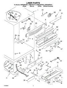 04 - Liner parts for Kitchenaid Refrigerator KBRS36FKX01 from AppliancePartsPros.com