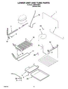 09 - Lower Unit And Tube Parts parts for Kitchenaid Refrigerator KBRP36FMS01 from AppliancePartsPros.com