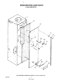 04 - Refrigerator Liner parts for Kitchenaid Refrigerator KSRF42DTX10 from AppliancePartsPros.com