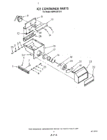 06 - Section parts for Kitchenaid Refrigerator KSRF42DTX10 from AppliancePartsPros.com