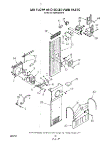 16 - Air Flow And Reservoir parts for Kitchenaid Refrigerator KSRF42DTX10 from AppliancePartsPros.com