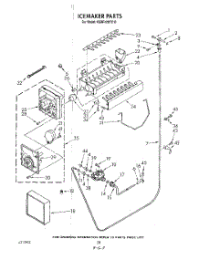 17 - Ice Maker parts for Kitchenaid Refrigerator KSRF42DTX10 from AppliancePartsPros.com