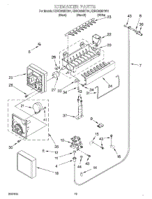 11 - Icemaker parts for Kitchenaid Refrigerator KBRC36MHW01 from AppliancePartsPros.com