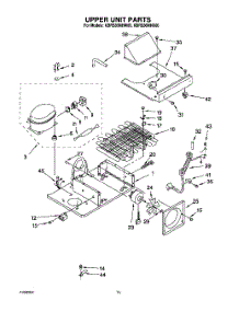 09 - Upper Unit parts for Kitchenaid Refrigerator KBRS36MHW00 from AppliancePartsPros.com