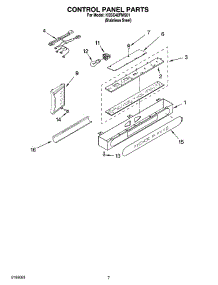 05 - Control Panel Parts parts for Kitchenaid Refrigerator KSSC42FMS01 from AppliancePartsPros.com