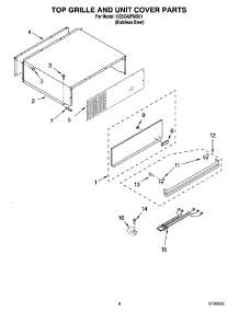 06 - Top Grille And Unit Cover Parts parts for Kitchenaid Refrigerator KSSC42FMS01 from AppliancePartsPros.com