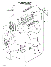13 - Icemaker Parts parts for Kitchenaid Refrigerator KSSC42FMS01 from AppliancePartsPros.com