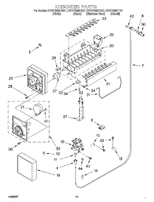 11 - Icemaker parts for Kitchenaid Refrigerator KBRP36MHW01 from AppliancePartsPros.com