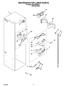 04 - Refrigerator Liner Parts parts for Kitchenaid Refrigerator KSSC36FMS02 from AppliancePartsPros.com