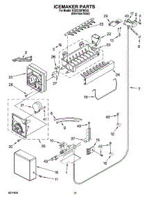 13 - Icemaker Parts parts for Kitchenaid Refrigerator KSSC36FMS02 from AppliancePartsPros.com